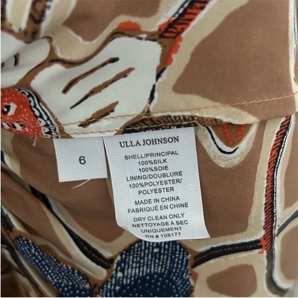 Ulla Johnson Farah Floral Silk Mini Dress - Picture 9 of 9